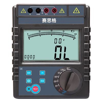 赛思格 SSG-X3480B 电阻量程0.1MΩ～1000GΩ 灰色 绝缘电阻表 单位：台